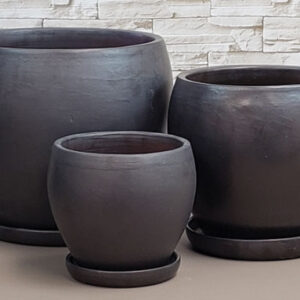 Round with Saucer - Set of 3